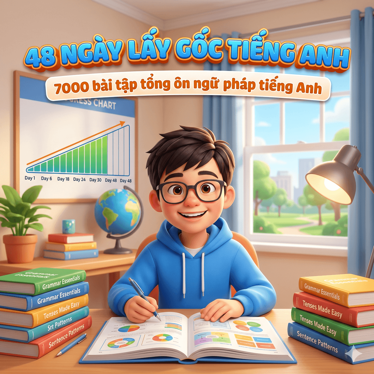 7000 câu trắc nghiệm tổng ôn Ngữ pháp tiếng Anh
