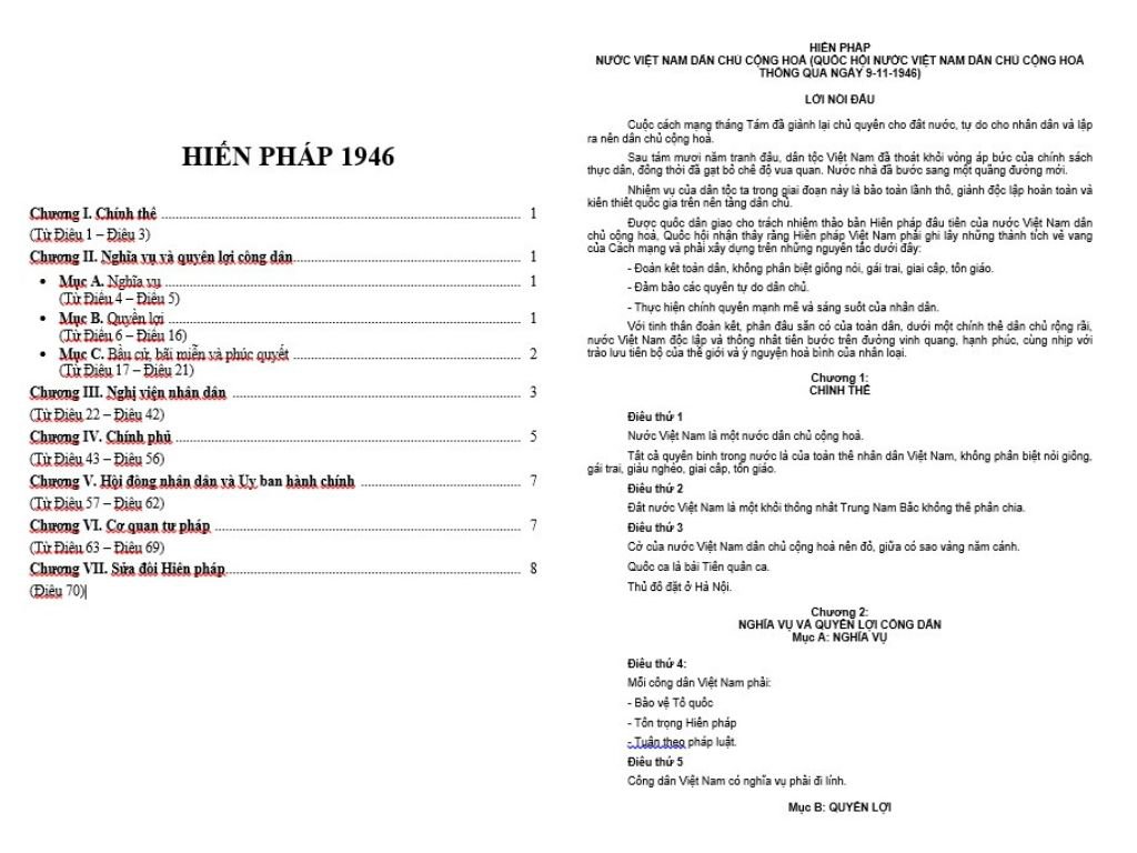 Hiến pháp 1946 - Bản Hiến pháp đầu tiên của nước Việt Nam Dân Chủ Cộng Hòa