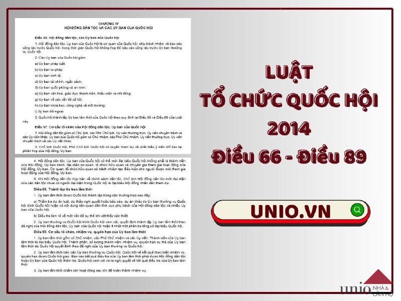 Luật Tổ chức Quốc hội 2014 Chương 4 - Unio.vn